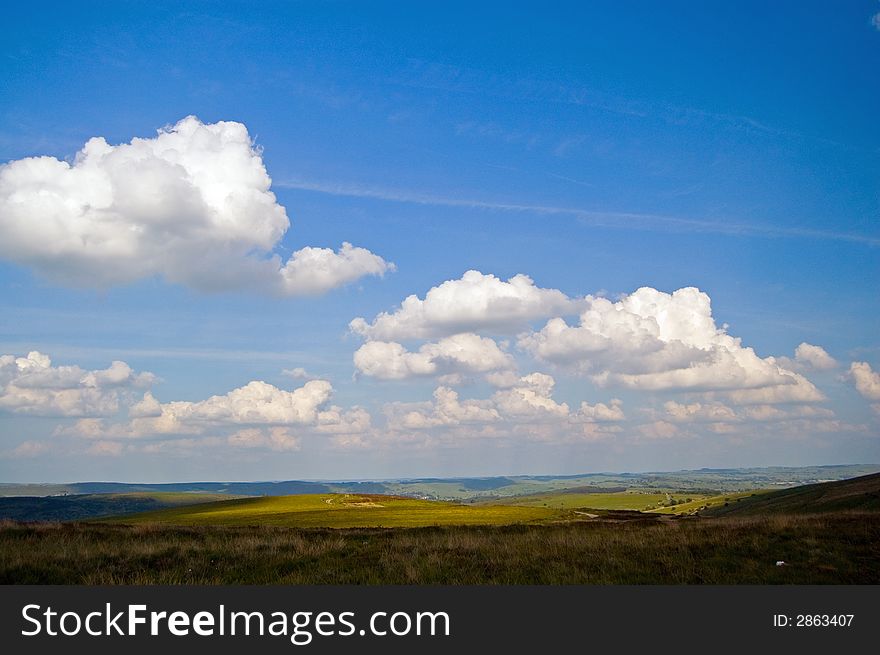 Peak District And Clouds