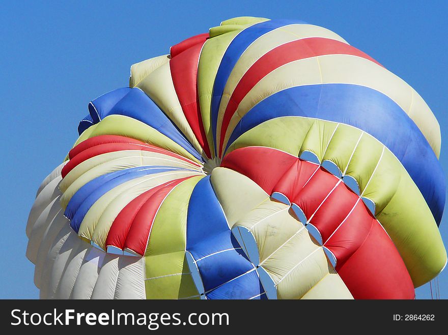 Closeup Parasailing