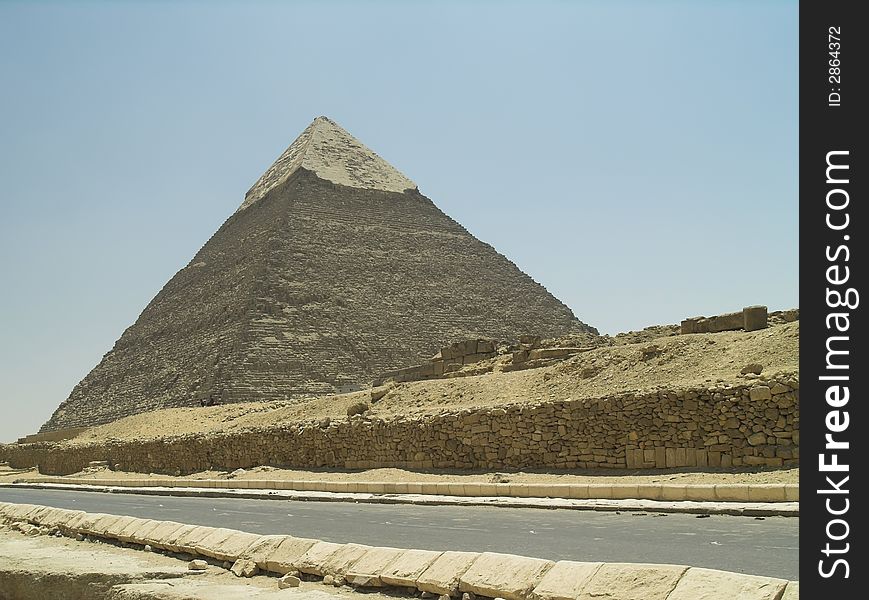 The Greate Pyramid of Giza. Egypt Cairo