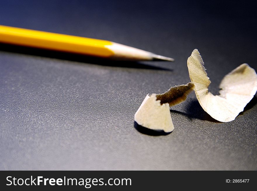 Photo of pencil lying on the desk,