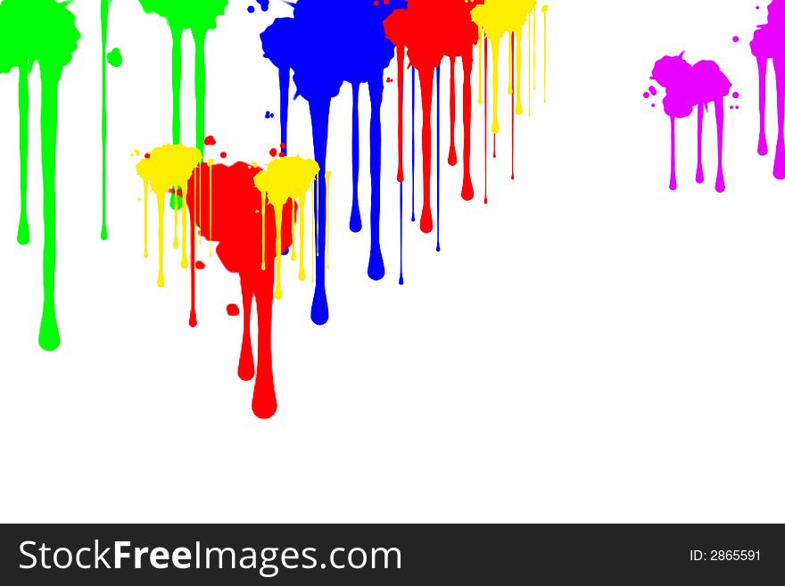 Abstract image of the splash colors. Abstract image of the splash colors.