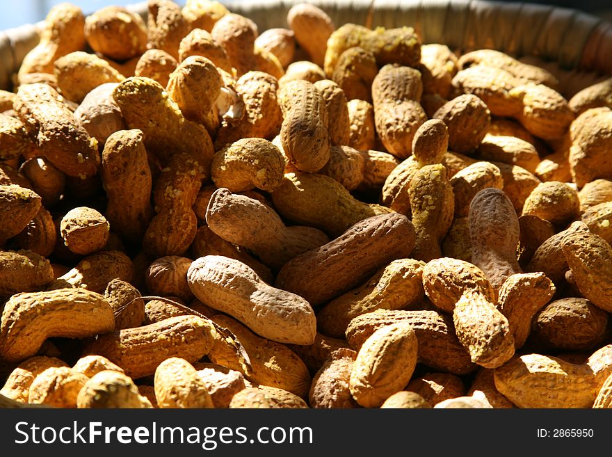 Peanuts background with nice lighting, abstract shot. Peanuts background with nice lighting, abstract shot.
