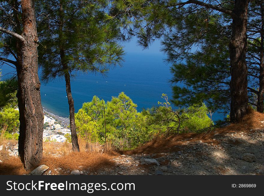 Mediterranean landscape Greece