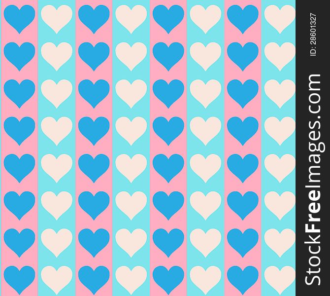 Lovely small hearts seamless pattern. Lovely small hearts seamless pattern