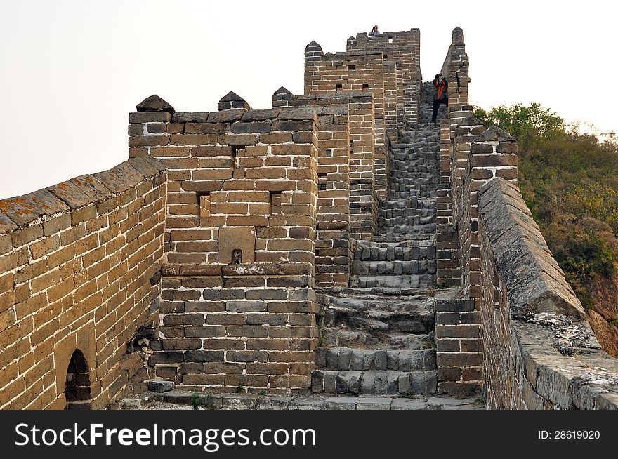 In the northern part of Beijing , this part of the Great Wall is the most spectacular , the most ambitious , the most beautiful . In the northern part of Beijing , this part of the Great Wall is the most spectacular , the most ambitious , the most beautiful .