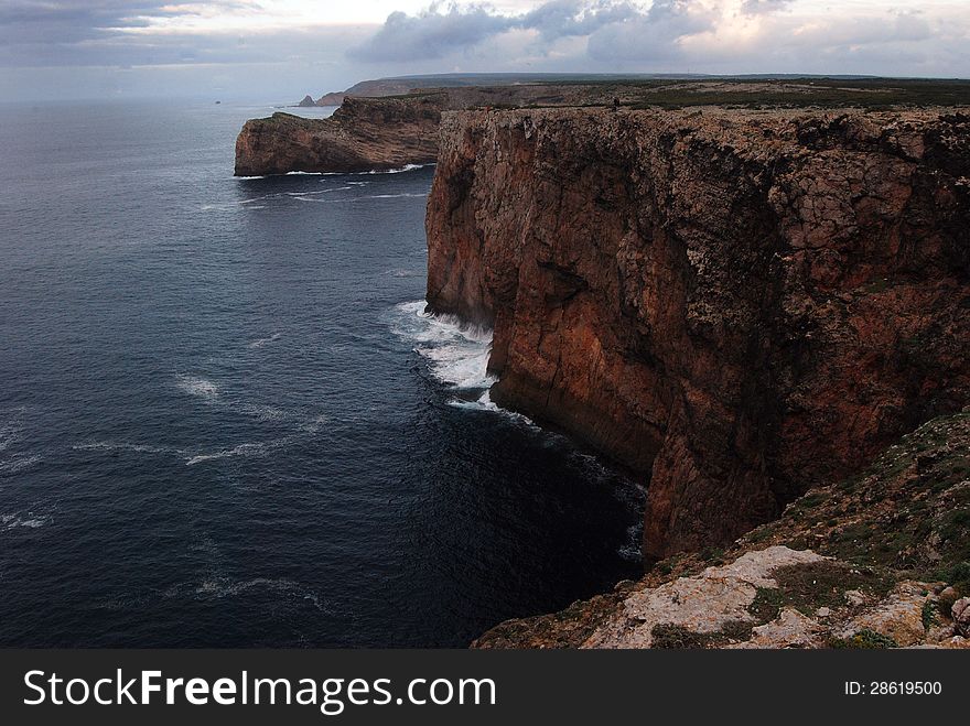 View fron Cape Saint Vincent, Portugal