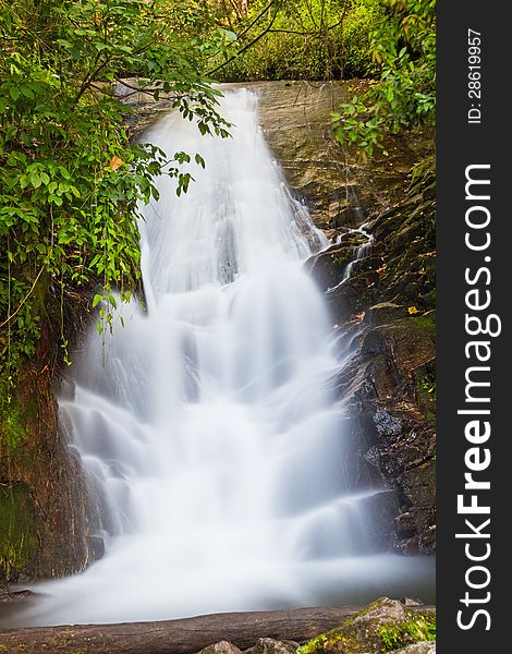 Part of Siribhume waterfall in Doi Inthanon national park, Chiang Mai, Thailand