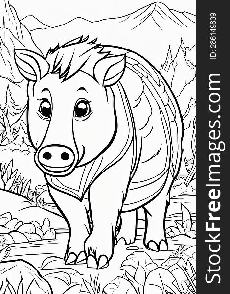 Coloring page for kids - Animal