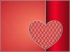 Valentine Heart Card Stock Images Valentine Heart Card Stock Images