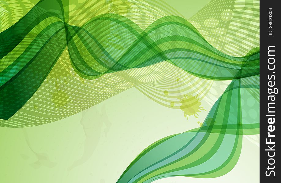 Abstract green background. Vector illustration. Eps 10.