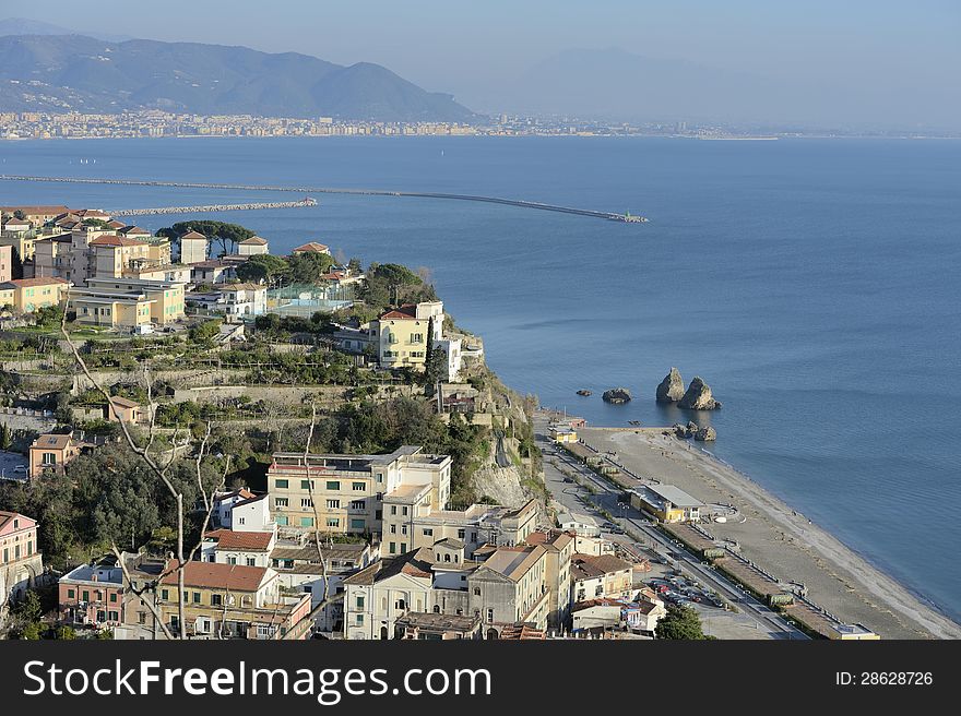 Overview of Vietri sul Mare