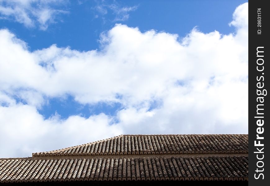 Detail Of Roof At Alhambra