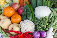 Fresh Fruits And Vegetables Stock Photography Fresh Fruits And Vegetables Stock Photography