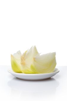 Three Pieces Of Onion Stock Photography Three Pieces Of Onion Stock Photography