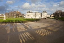 Palace In Luxembourg Park In Paris Royalty Free Stock Photography Palace In Luxembourg Park In Paris Royalty Free Stock Photography