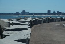 Breakwater Stock Photography Breakwater Stock Photography