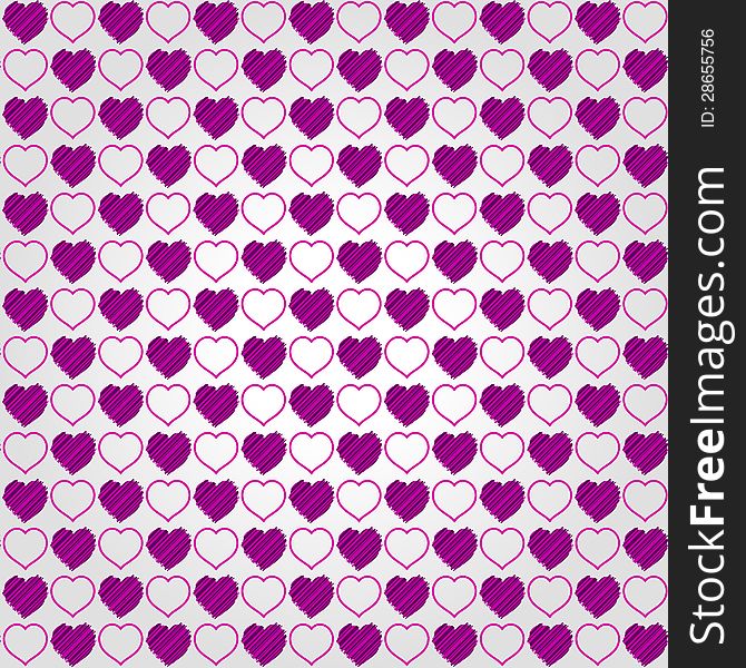 Valentines Day Pattern Background