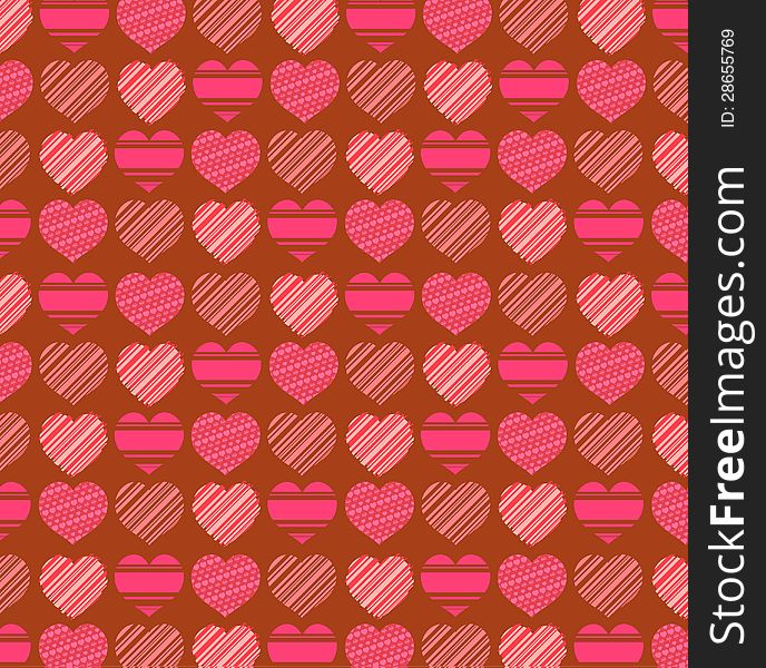 Valentines Day pattern background