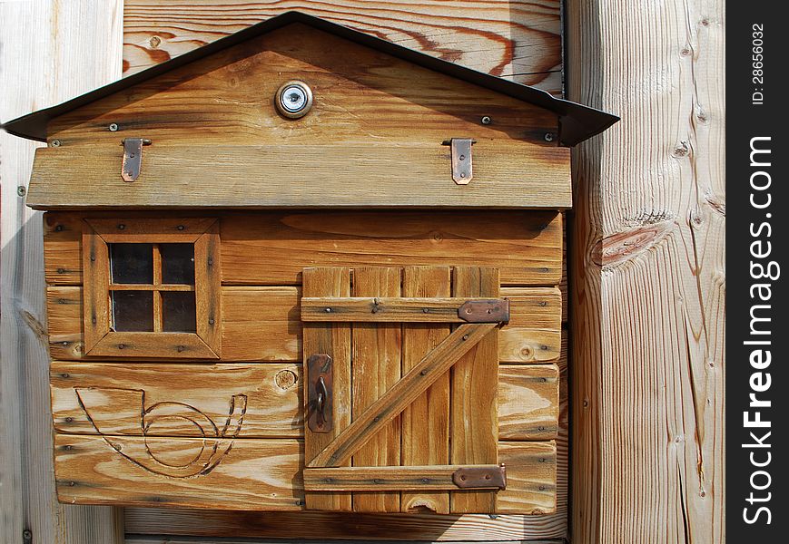 Wooden Box For Mailing Letters