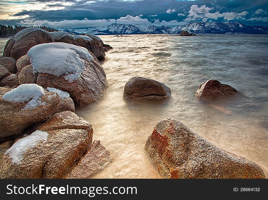 Rocks In Lake Tahoe