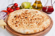 Garlic Focaccia Pizza Stock Photos Garlic Focaccia Pizza Stock Photos