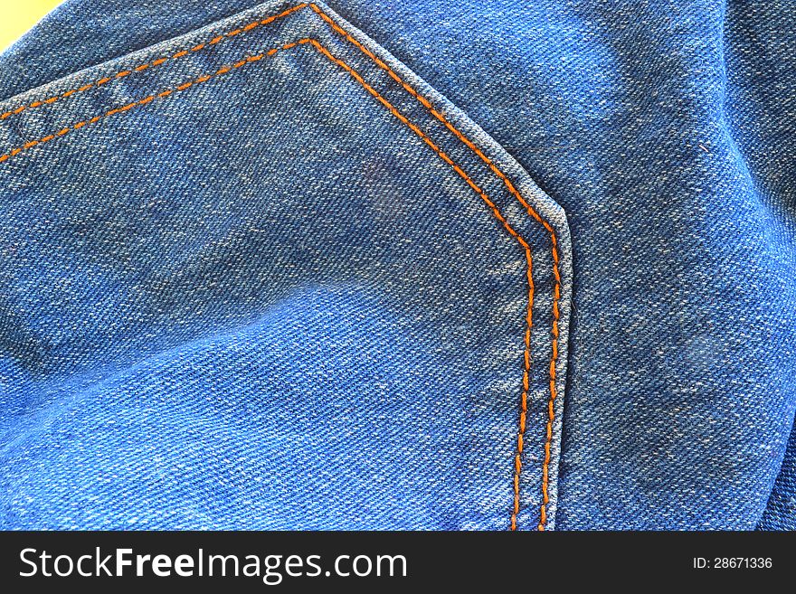 The Surface Of A Pair Of Jeans