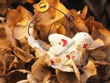 Shabby Chic Love Bird Royalty Free Stock Photography