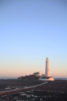St Marys Lighthouse, Whitley Bay Royalty Free Stock Photography St Marys Lighthouse, Whitley Bay Royalty Free Stock Photography