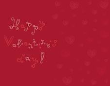 Card Happy Valentine S Day Royalty Free Stock Photo