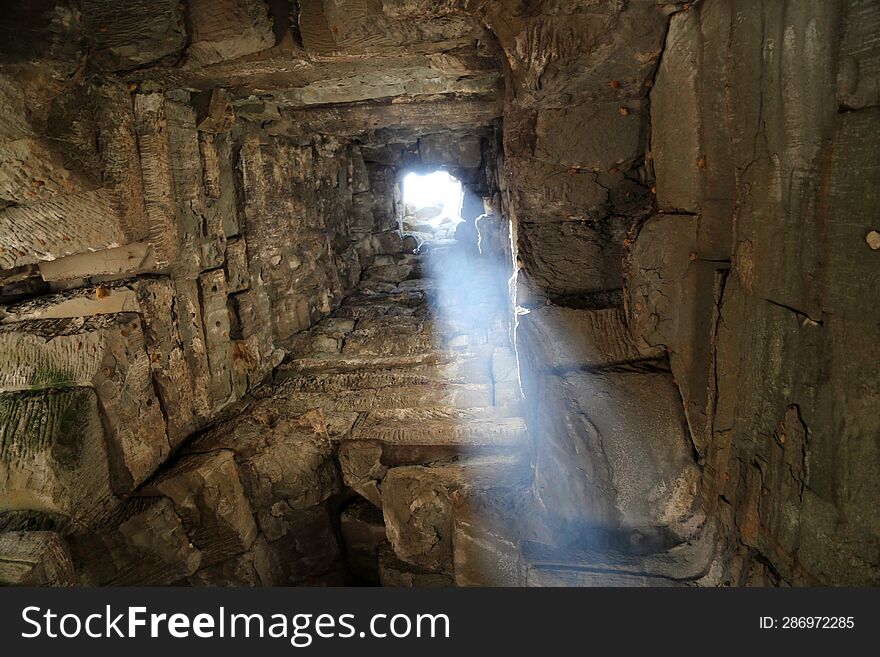 Stone Statues, Ancient Civilization. Phnom Penh-Siam Reap-Angkor Wat.Siem Reap City