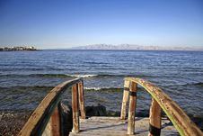 Bridge In Dahab, Red Sea Stock Images