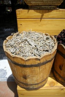 Dried Sage At Local Market Royalty Free Stock Photography Dried Sage At Local Market Royalty Free Stock Photography