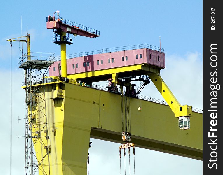 One of the largest industrial cranes in europe