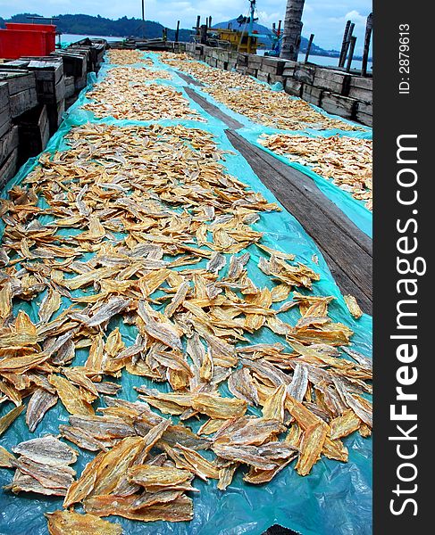 Salt fish image location at perak, malaysian