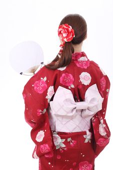 Rear View Of Young Asian Woman Royalty Free Stock Photos Rear View Of Young Asian Woman Royalty Free Stock Photos
