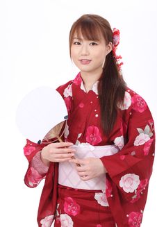 Young Asian Woman In Kimono Stock Images Young Asian Woman In Kimono Stock Images