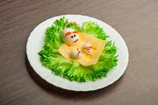 Design Of Food For Children. Eggs In The Shape Of Mouse Stock Image Design Of Food For Children. Eggs In The Shape Of Mouse Stock Image