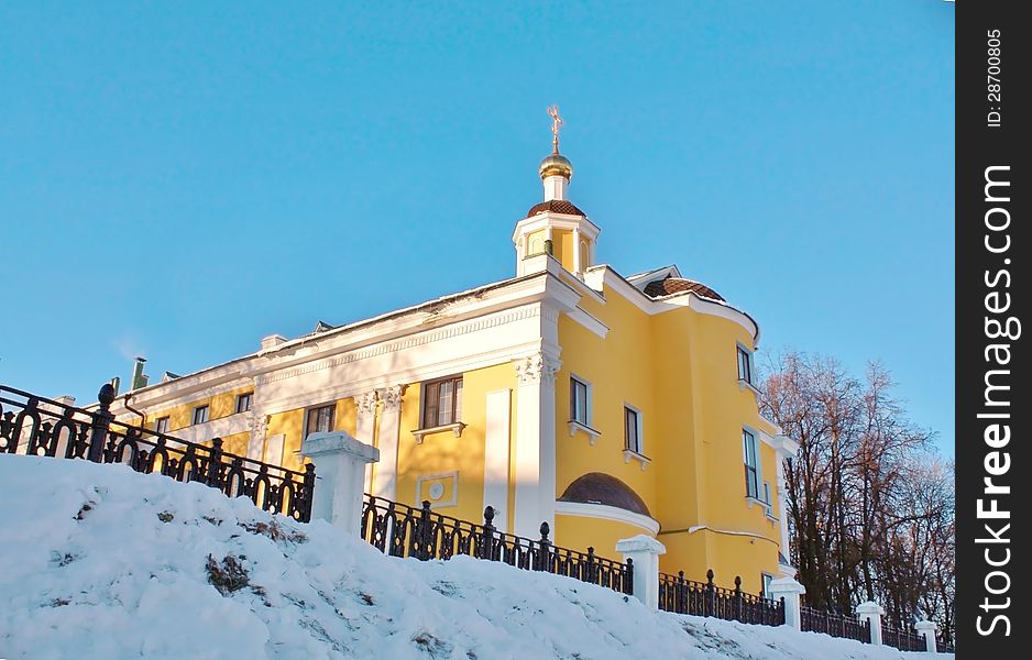 Orthodox church built in nineteenth century. Orthodox church built in nineteenth century
