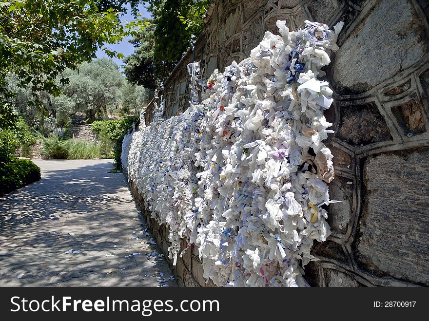 Wishing Wall, Virgin Mary S  House