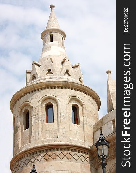 Fisherman Bastion on the Buda Castle hill in Budapest, Hungary ,great architecture