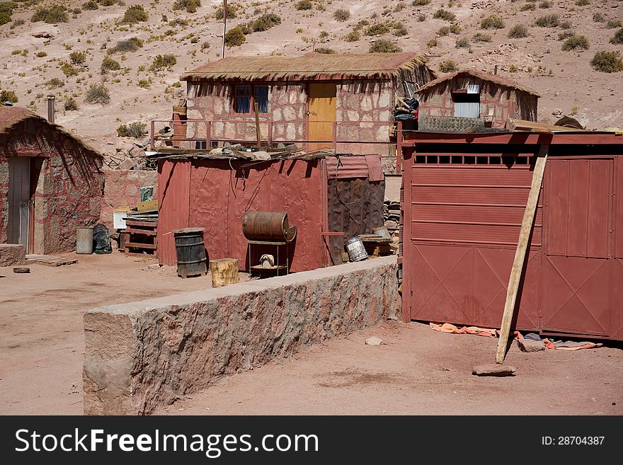 Isolated home in the Atacama Desert.