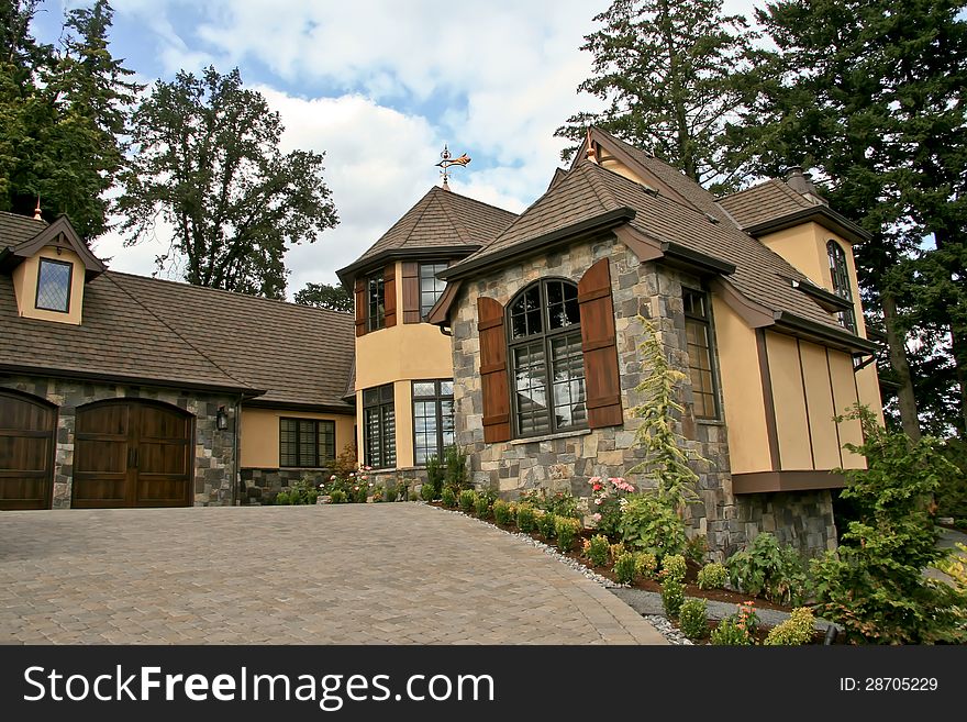 A brand new executive home in the Northwest showcases luxury