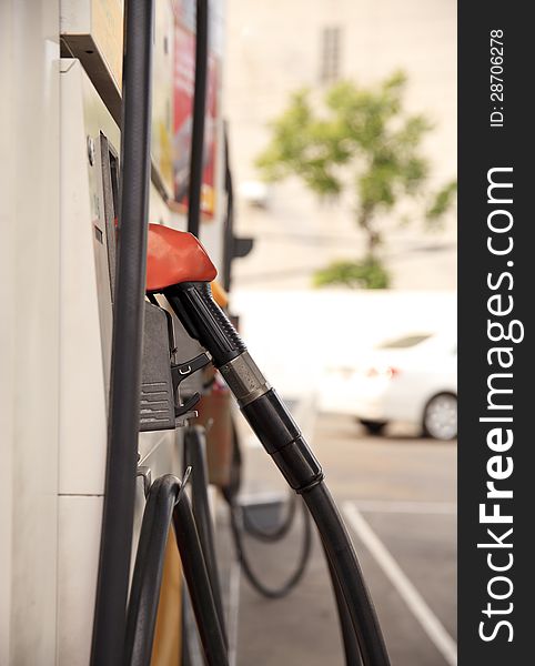 Fuel pump dispensers in Gas Station