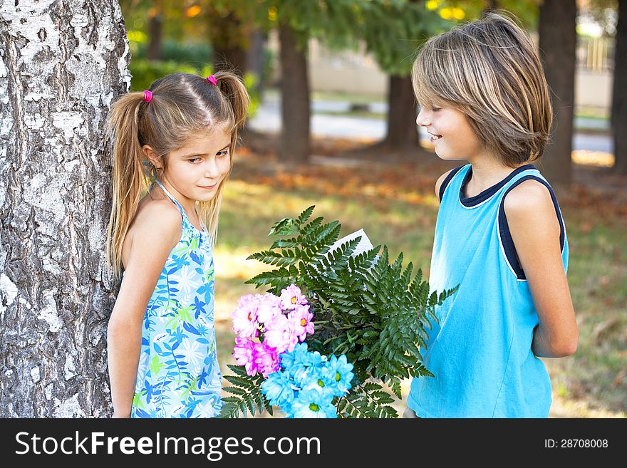 First Children Love-St Valentin S Day