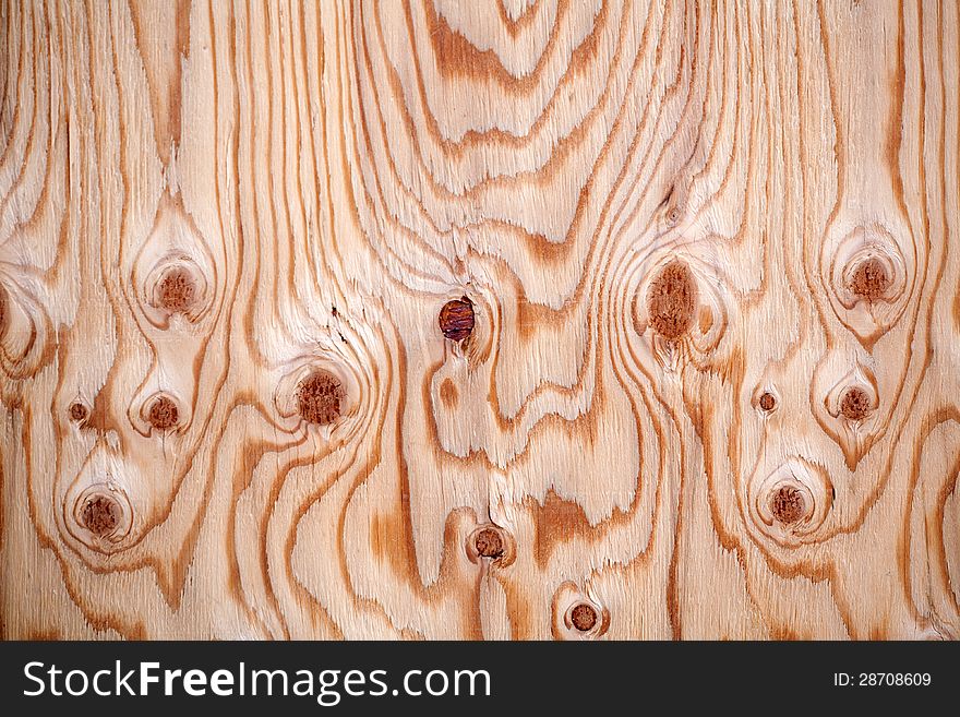 Wooden Texture With Many Knots