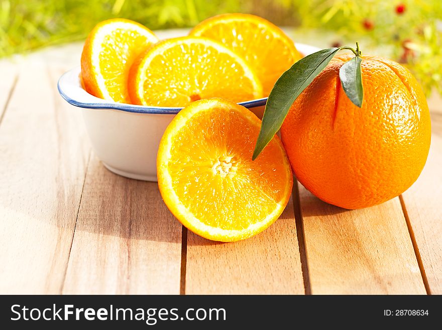 Citrus fruit-healthy and fresh orange