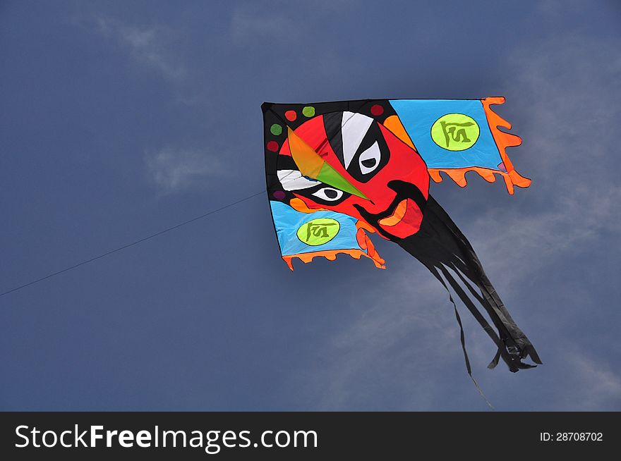 Chinese kite flying in Beijing