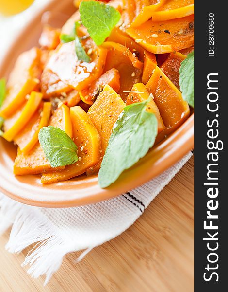 Aromatic Dish Of Pumpkin And Spices