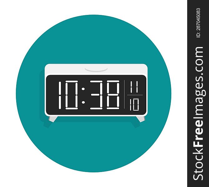 alarm clocks icon 2d