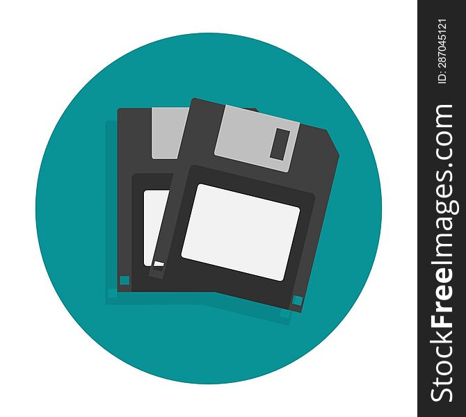 Floppy Disk Icon 2d